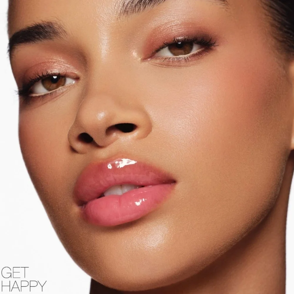 Get Happy NARS Afterglow Lip Shine Gloss Petal Pink Brand New in Box Full Size